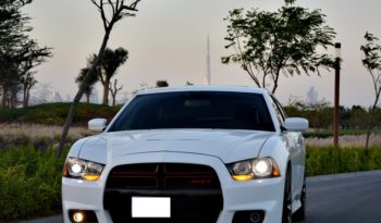 Dodge Charger SRT (Hemi) 2014 White GCC Accident Free – Price non Negotiable – FSH@0521293134 full