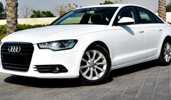 Audi A6 2014 White 2.0T/TFSI GCC Full Service History Accident Free Mint Condition call on 052 1293134 full