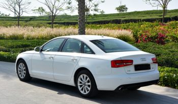 Audi A6 2014 White 2.0T/TFSI GCC Full Service History Accident Free Mint Condition call on 052 1293134 full